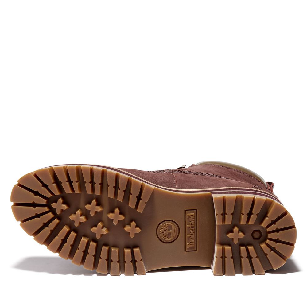 Botas Feminino - Timberland 6-Inch Courmayeur Valley - VNWOA0759 - Bordeaux